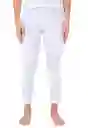 Pantalón Térmico Mujer Talla Xl Blanco