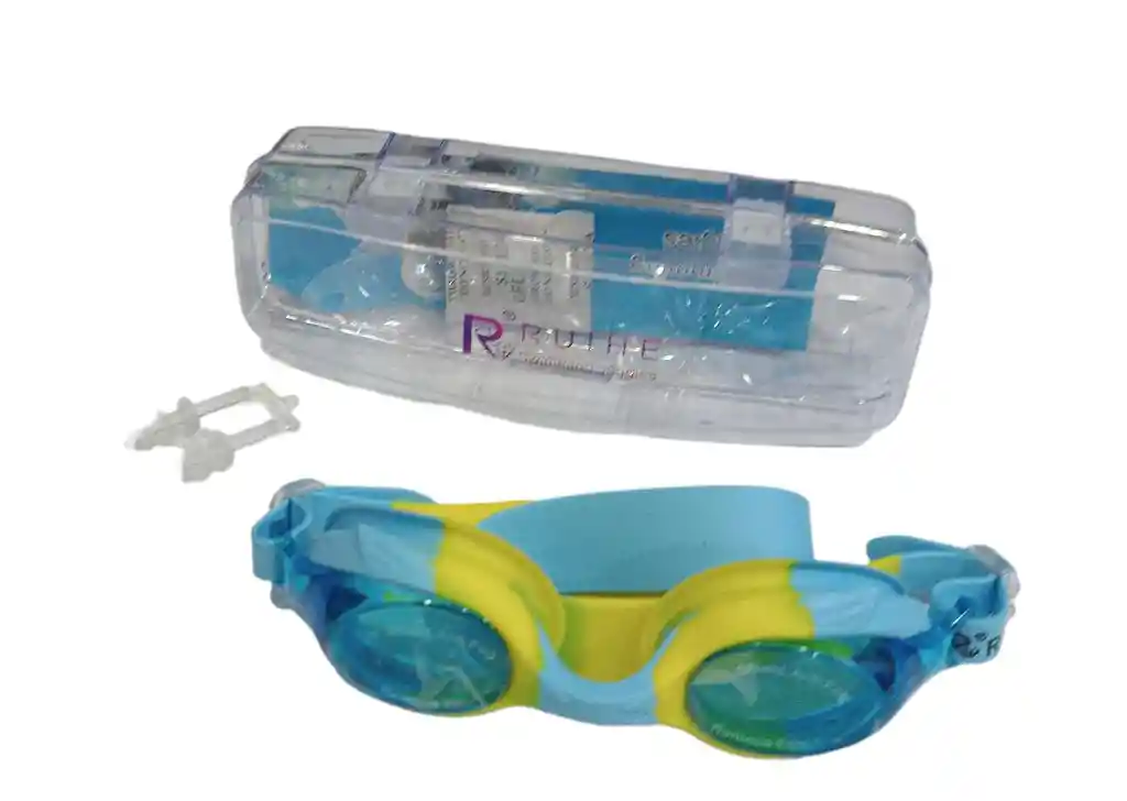 Gafas Para Piscina Natacion Con Estuche Marca Ruihe 4600