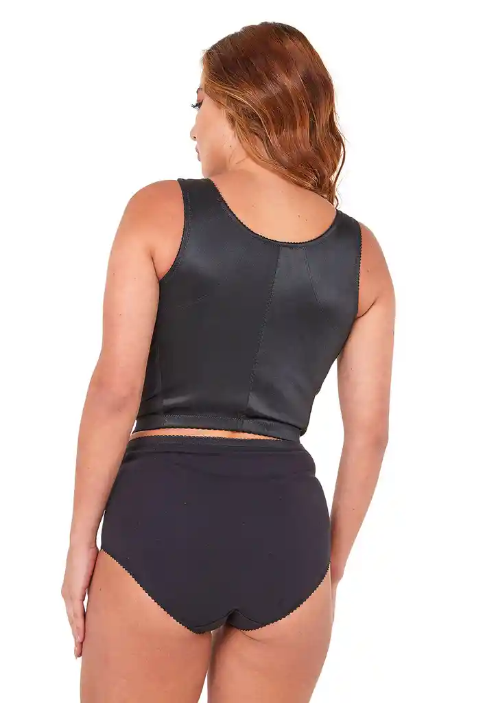 Brasier Mujer Control Abdomen Y Espalda Talla 38 Negro