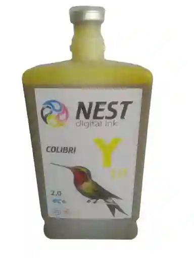 Nest Digital Tinta Eco Solvente Colibri X 1 Litro Yellow