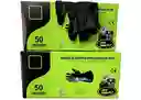 Guantes De Nitrilo Negro Hd Industrial #11 Caja X 50 Unidades