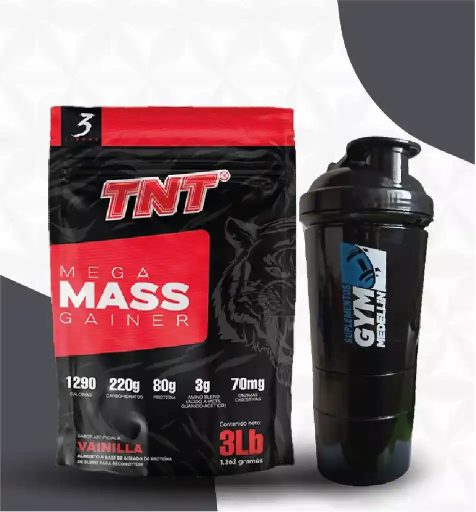 Tnt Mega Mass X 3 Libras