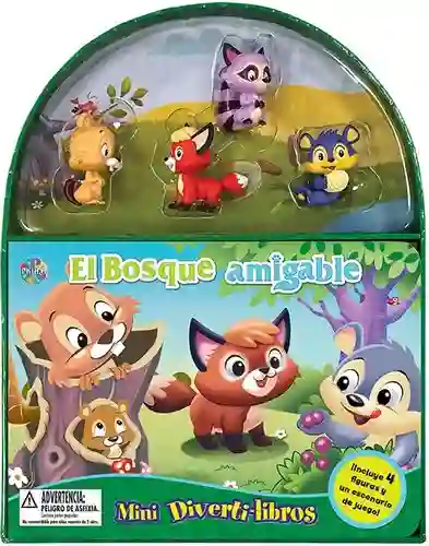 El entretenido estuche de Mini Diverti-Libros contiene un libro con espléndidas ilustraciones, cuatro figuras y un escenario de juego. ¡Dale vida a esta historia y crea tus propias aventuras!