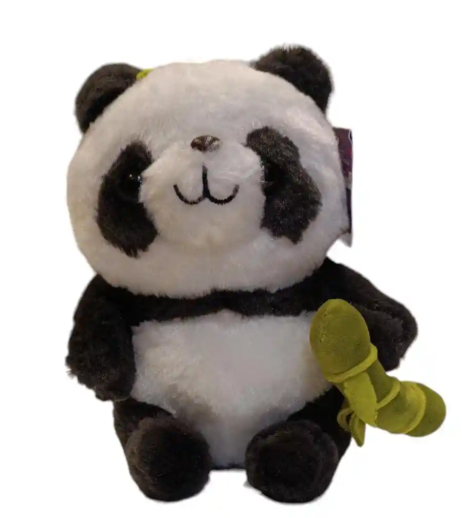 Peluches Oso Panda Con Bambu