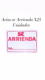 Aviso Se Arrienda Grande X25 Unidades