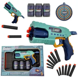 Pistola Lanza Dardos Nerf Niños Juguete Tiro Al Blanco Kit