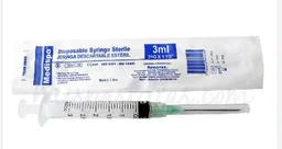Jeringa Medispo 3p 3 Ml 21x1.1/2 100 Uds