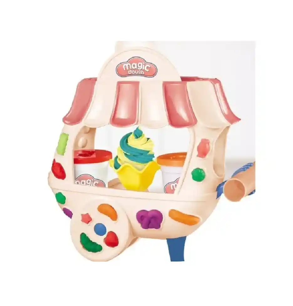 Juguete Set Plastilina Carrito De Helados Niños Infantil