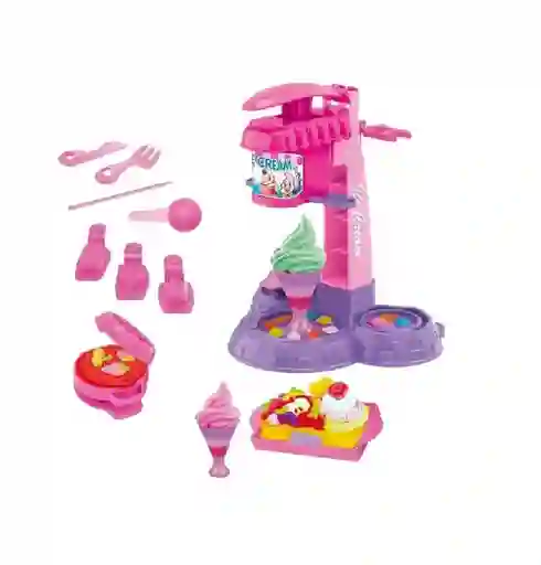 Set De Plastilina Máquina De Helados