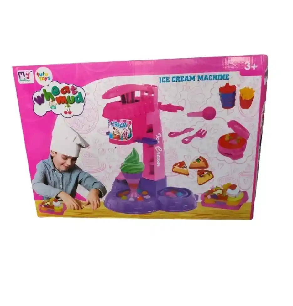 Set De Plastilina Máquina De Helados