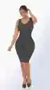 Ref. 70504 - Faja Ultramoldeadora Larga Con Busto En Broches Talla: L Color: Negro