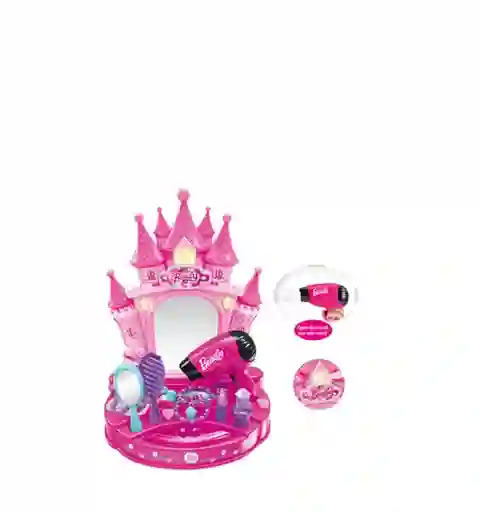Tocador Castillo Beauty Angel Con Luces Y Sonido Y Secador