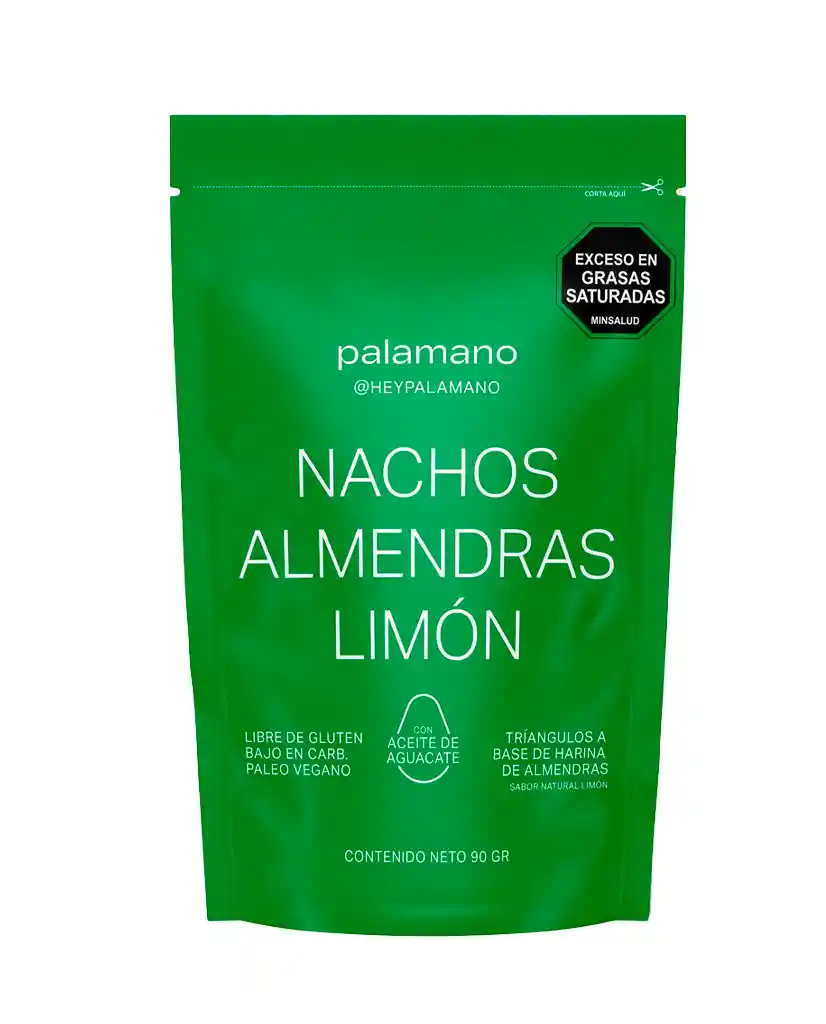 Nachos Almendra Limon Palamano 90 Gr