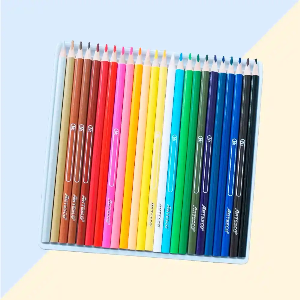 Colores Artesco 4 Mm X 24 + Sacapunta