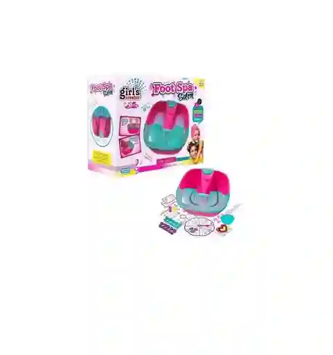 Spa Para Pies Juguete Niñas Burbujas Y Accesorios