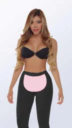 Ref. 6045 - Panty Faja Largo Invisible Termoreductor Talla: Sm Color: Negro
