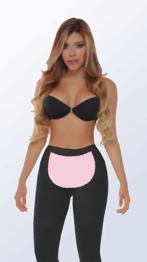 Ref. 6045 - Panty Faja Largo Invisible Termoreductor Talla: Lxl Color: Negro