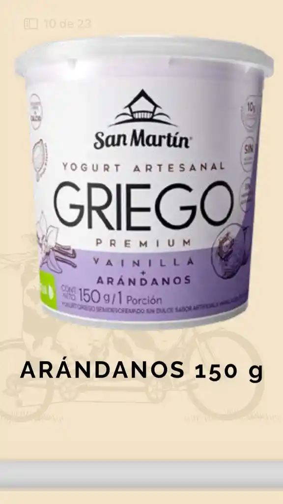 Yogurt Griego San Martín