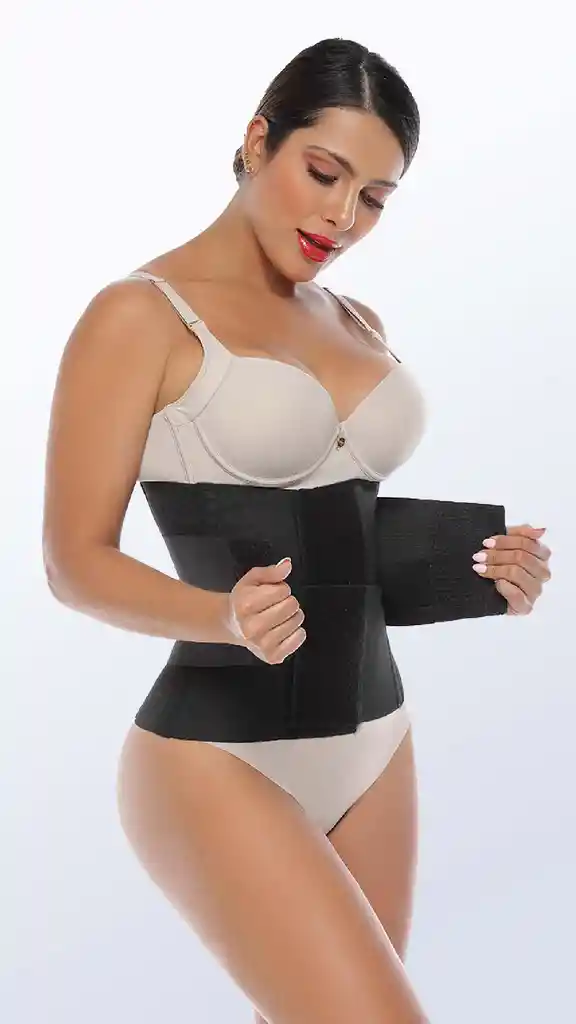 Ref. Eb4050 Cinturilla De Avispa Triple Velcro Ajuste Total Talla: Lxl Color: Negro