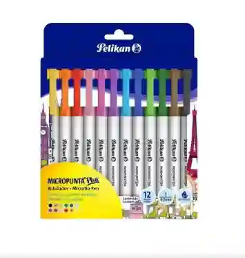Micropunta * 12 Und Colores Surtidos Pelikan