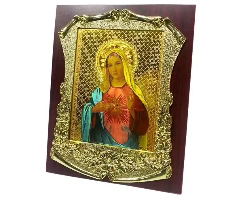 Cuadro Virgen De Jesús Madera Articulo Religioso