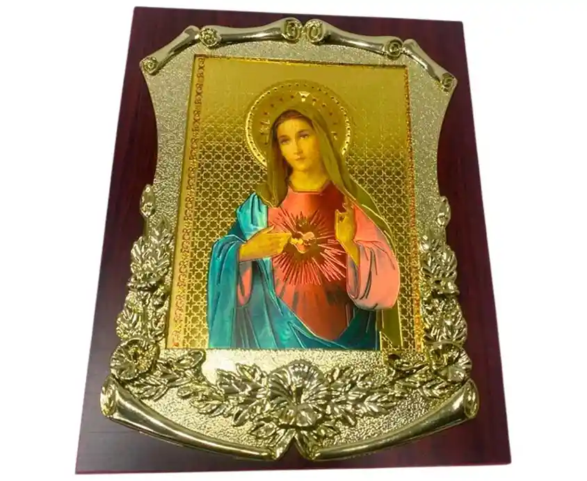 Cuadro Virgen De Jesús Madera Articulo Religioso