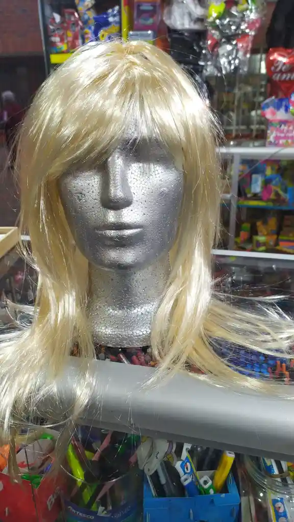 Peluca Rubia Larga