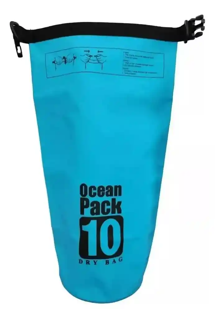 Bolsa Seca Tula Impermeable Maleta Resistente Agua 10 Litros