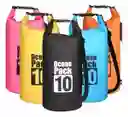 Bolsa Seca Tula Impermeable Maleta Resistente Agua 10 Litros