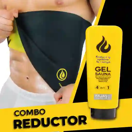 Combo Gel+ Cinturilla Reductora Hombre G9619201