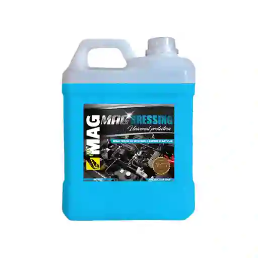 Mag Dressing Resaltador De Motores Y Partes Negras One Gallon/3,79lt/1gl