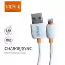 Cable Vidvie Usb Lightning Iphone 2.4a 1m Cb4018i