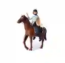 Muñeca Lucy Con Caballo Policia Montada