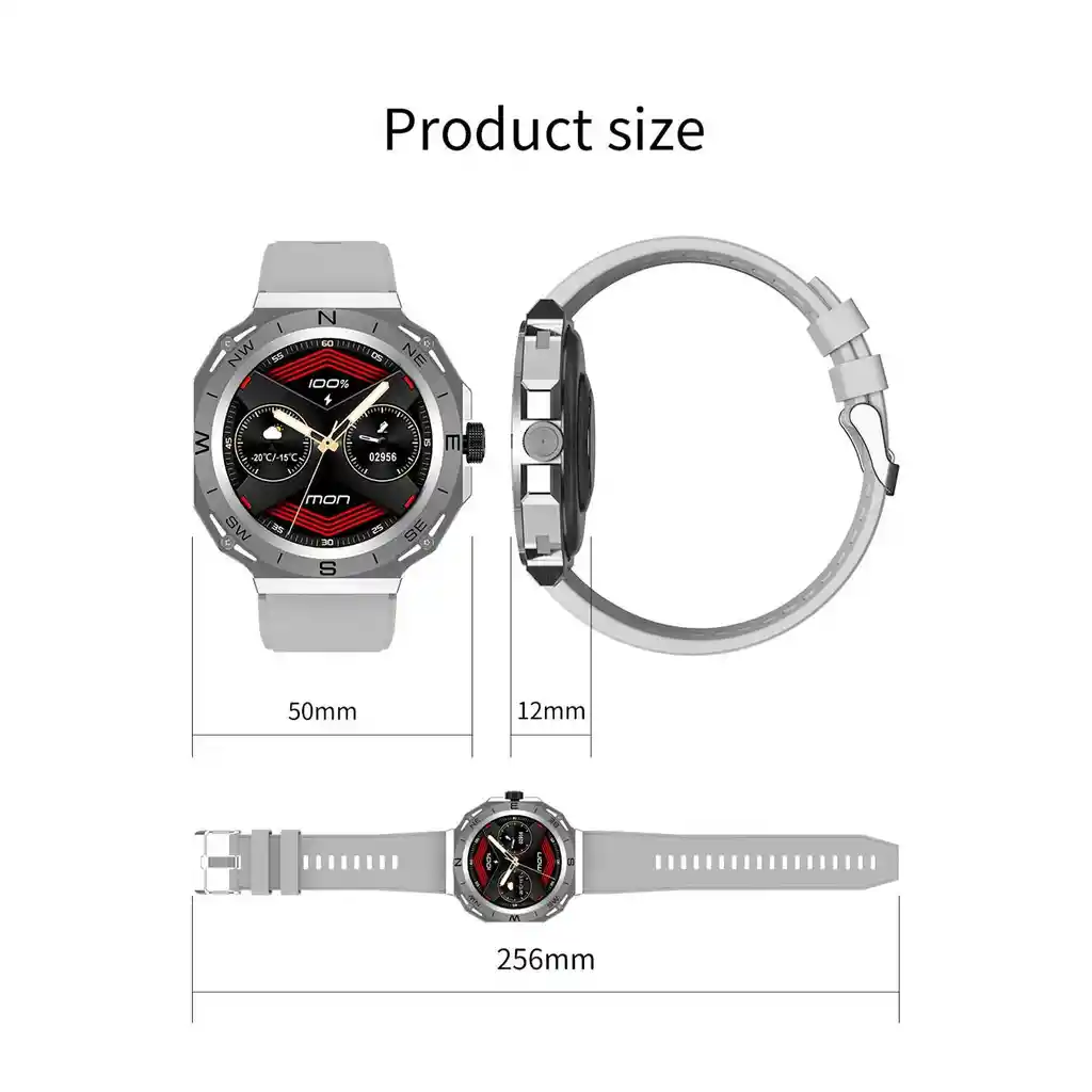 Reloj Inteligente Wo X2 Plus Color Intercambiable Negro Y Blanco