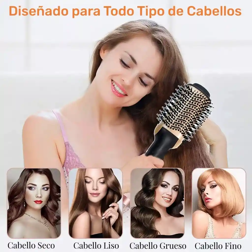 Cepillo Secador Y Moldeador Para Cabello Keratina 3d Pro Fly Home