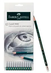 Caja De Lapices Faber Castell 9000 X 12 Unidades