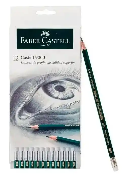 Caja De Lapices Faber Castell 9000 X 12 Unidades