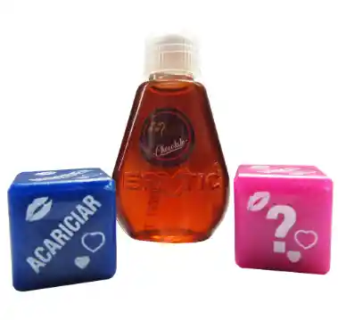 Aceite Caliente Saborizado Con Dados Uva 14 Ml