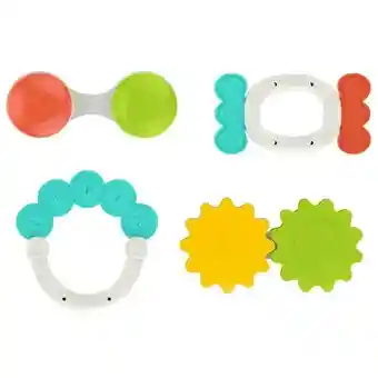 Set Kit De Mordedores Y Sonajeros X 4 Unidades He0152