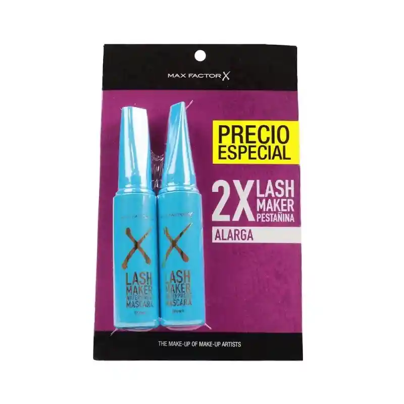 Max Factor Lash Maker X Pestañina Negra a Prueba de Agua
