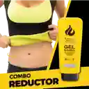 Combo Chaleco Reductor Mujer +gel Reductor G961902 Talla S