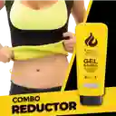 Combo Chaleco Reductor Mujer +gel Reductor G961902 Talla L