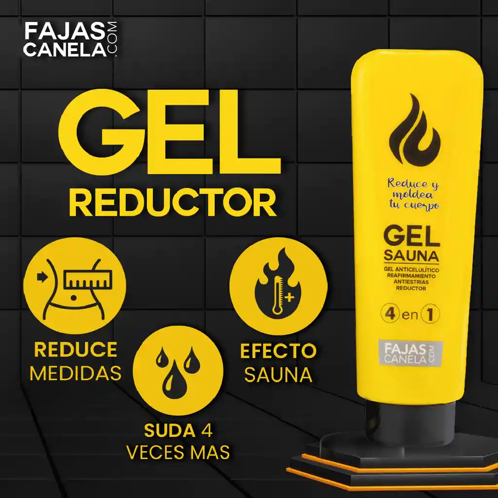 Combo Chaleco Reductor Mujer +gel Reductor G961902 Talla L