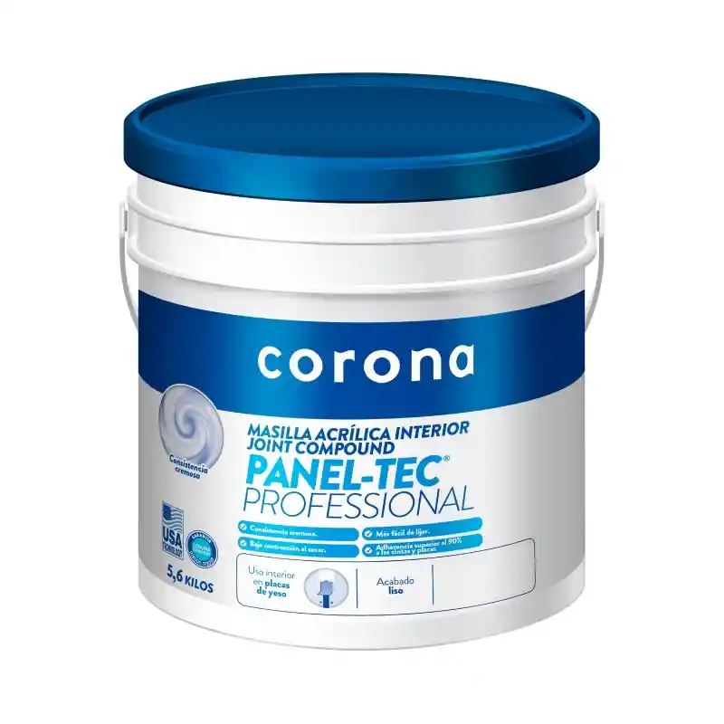 Estuco Acrilico Interior Panel-tec Corona 5.6kg