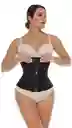 Ref. Lz3 - Cinturilla De Avispa Con Tres Lineas De Broches Y Cremallera Talla: Xl Color: Beige