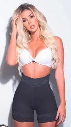 70014js Panty Faja Moldeador Levanta Glúteos De Talle Alto Talla: Xl Color: Negro