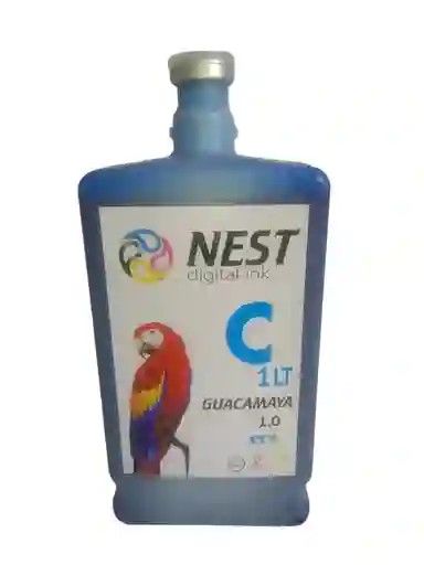 Nest Digital Tinta Eco Solvente Guacamaya X 1 Litro Cian