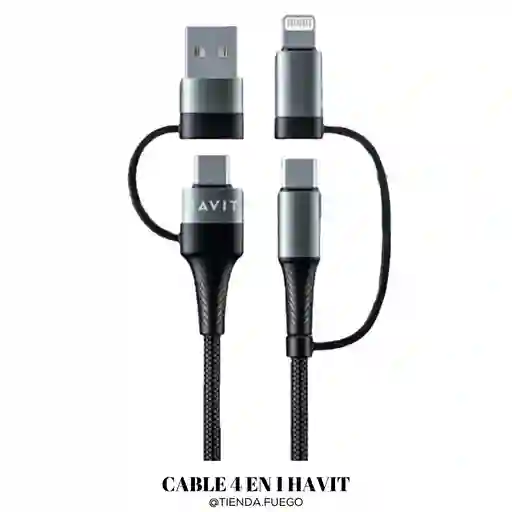 Cable 4 En 1 Havit