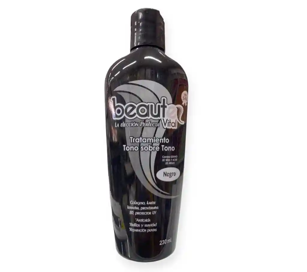 Tratamiento Tono Sobre Tono Negro Beaute Vital X 230ml