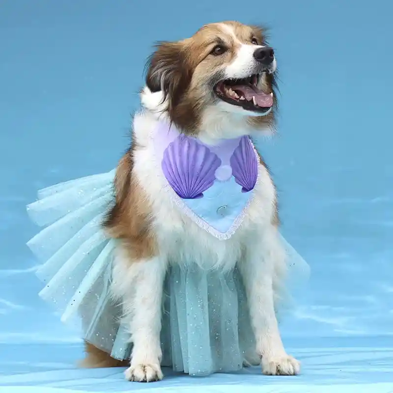 Disfraz Perro La Sirenita Pet Talla Xs